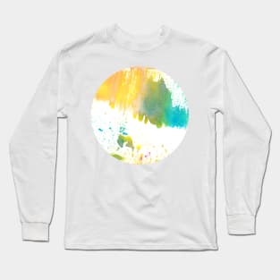 Sunburst Azure :: Patterns and Textures Long Sleeve T-Shirt